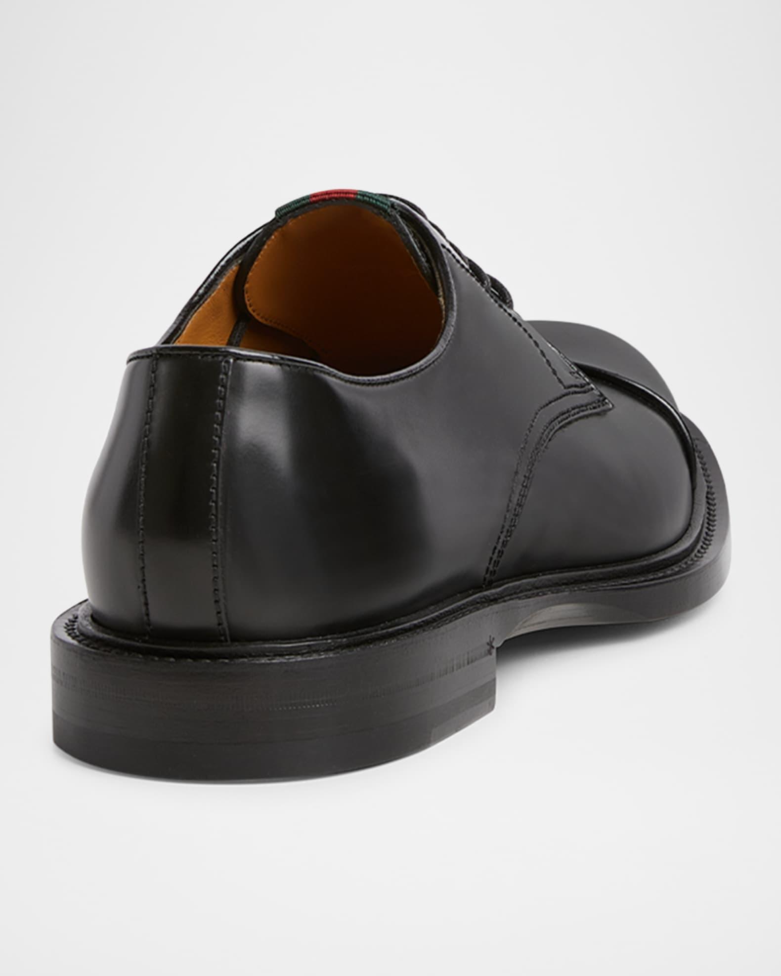 Men's William Leather Cap-Toe Derby Shoes Product Image