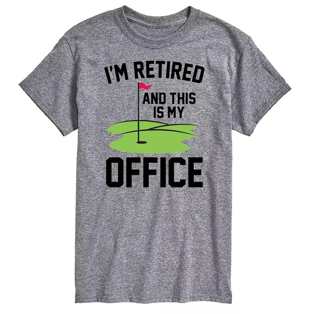 Men's I'm Retired This Is My Office Tee,  Product Image