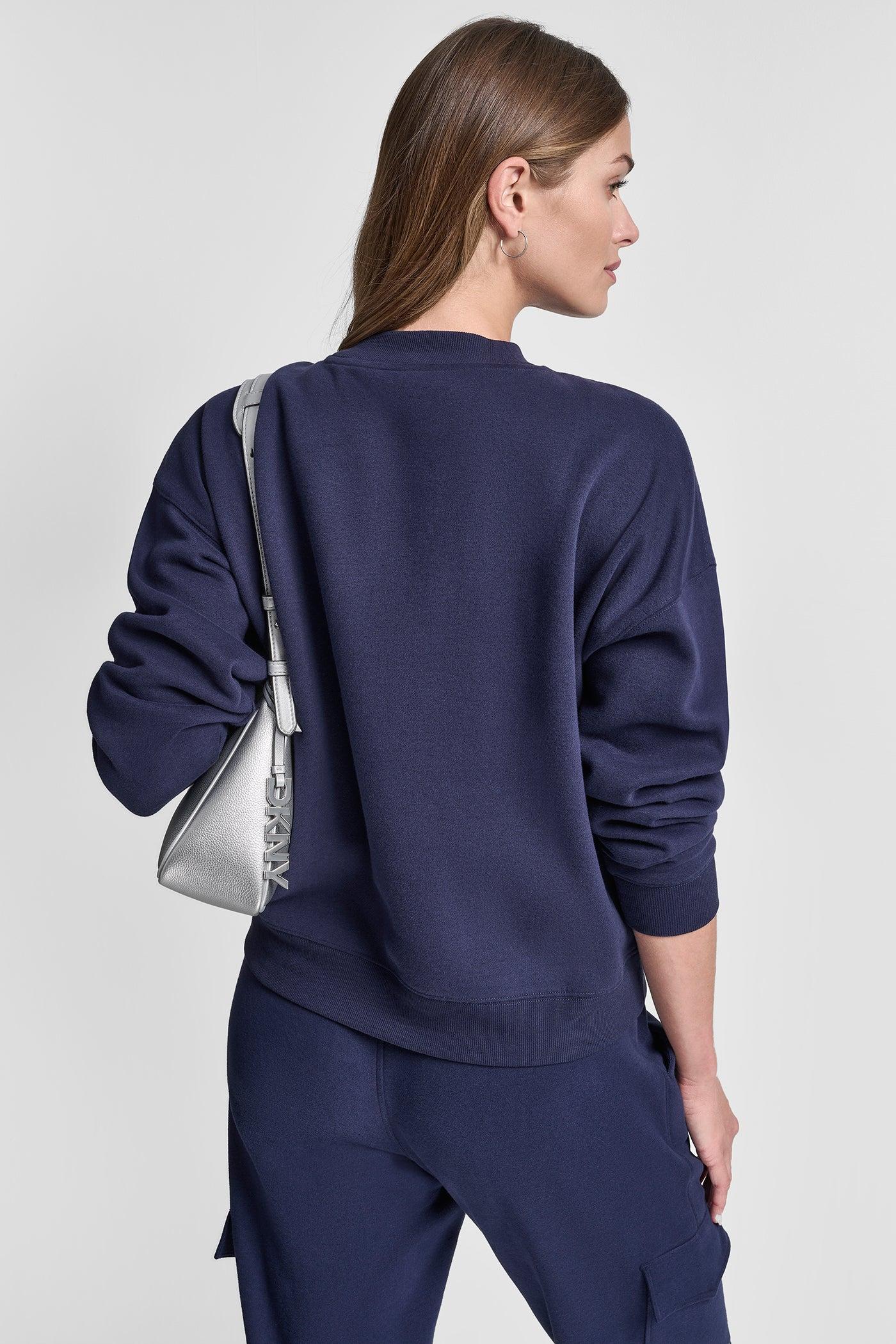 METALLIC BUBBLE LOGO FLEECE PULLOVER Product Image