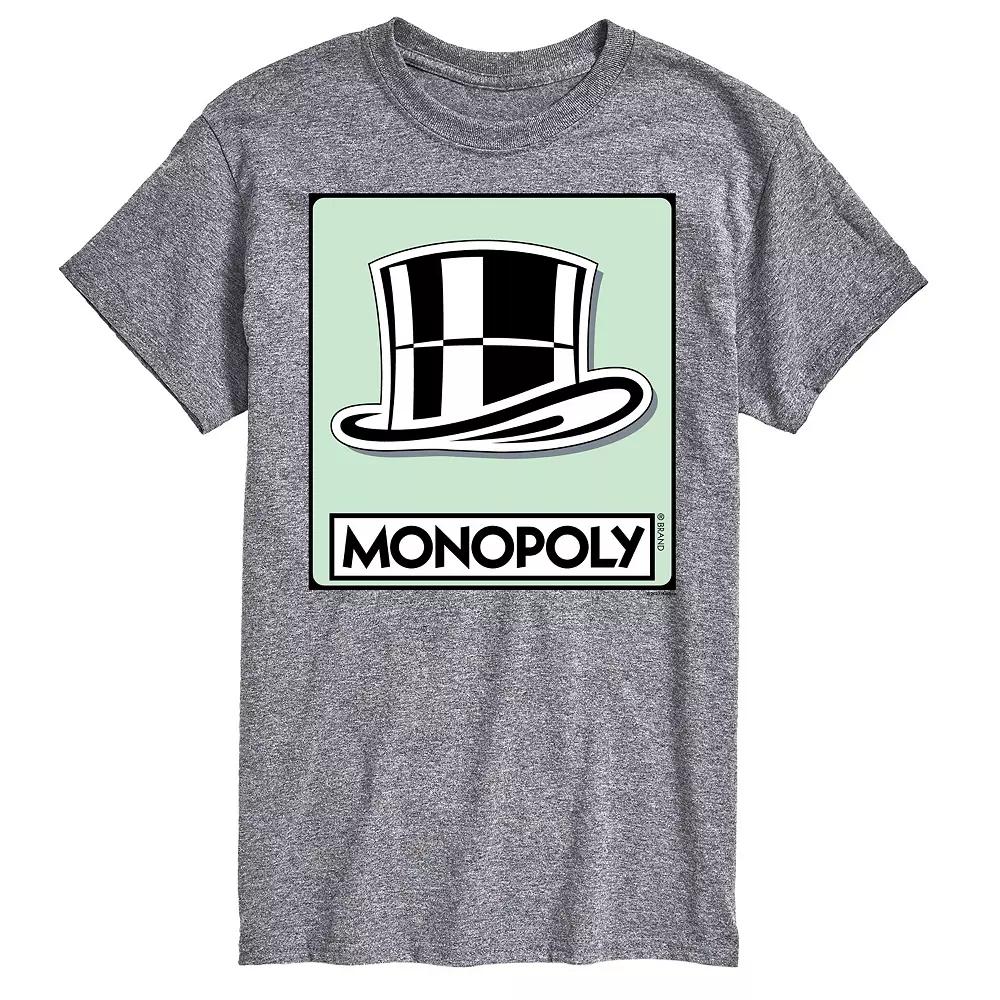 Big & Tall Monopoly Hat Token Graphic Tee, Men's,  Product Image