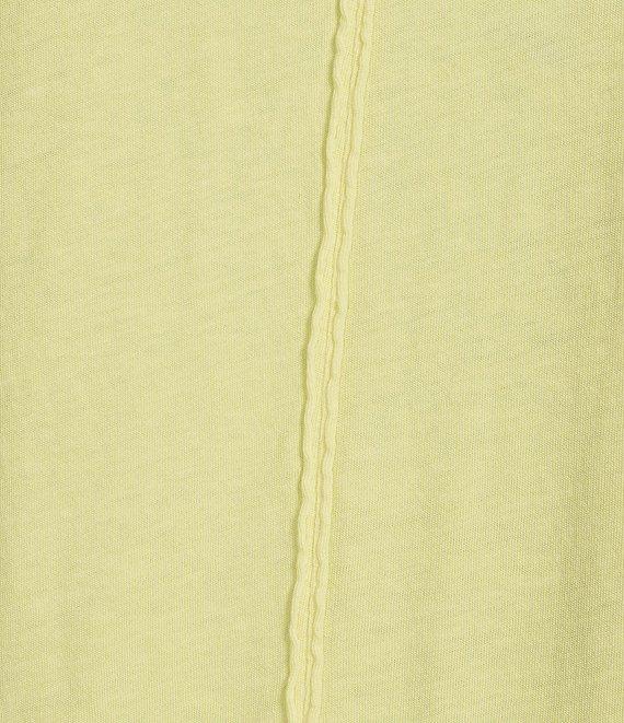 Free People Nina Short Sleeve Raw Edge Crew Neck Boxy Tee Shirt Product Image