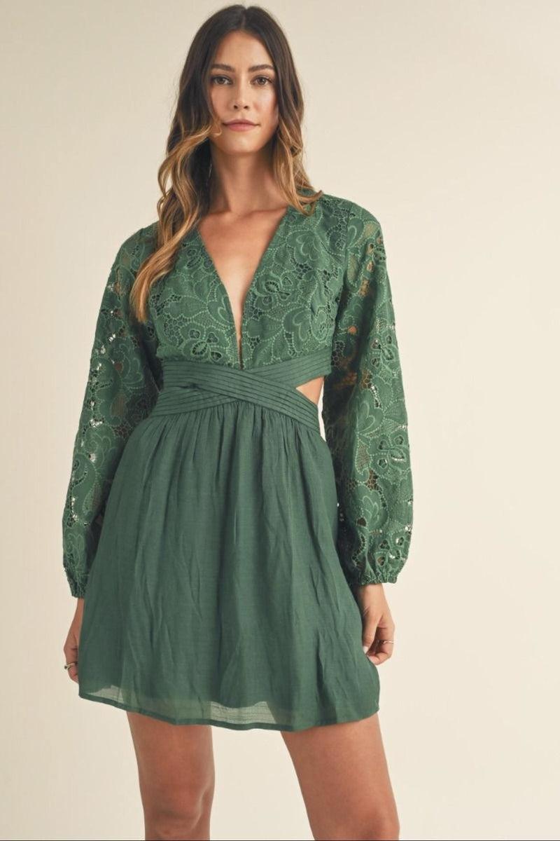 Cut-Out Mini Dress Product Image