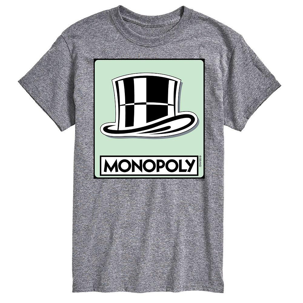 Big & Tall Monopoly Hat Token Graphic Tee, Men's,  Product Image