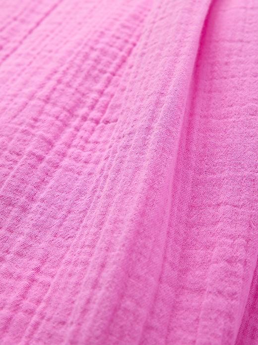 Cotton Gauze Easy Barrel Pants Product Image