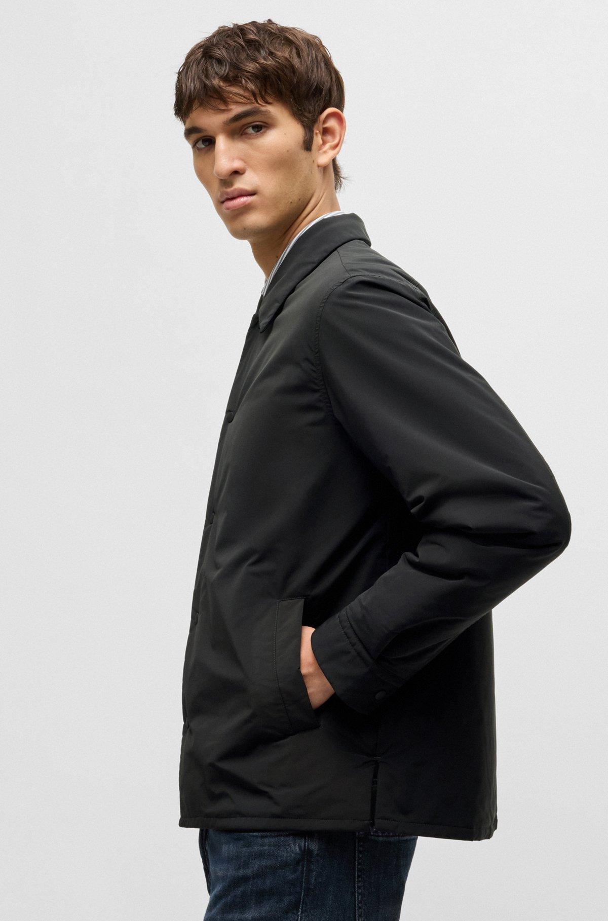 Relaxed-fit overshirt with lightweight padding Product Image