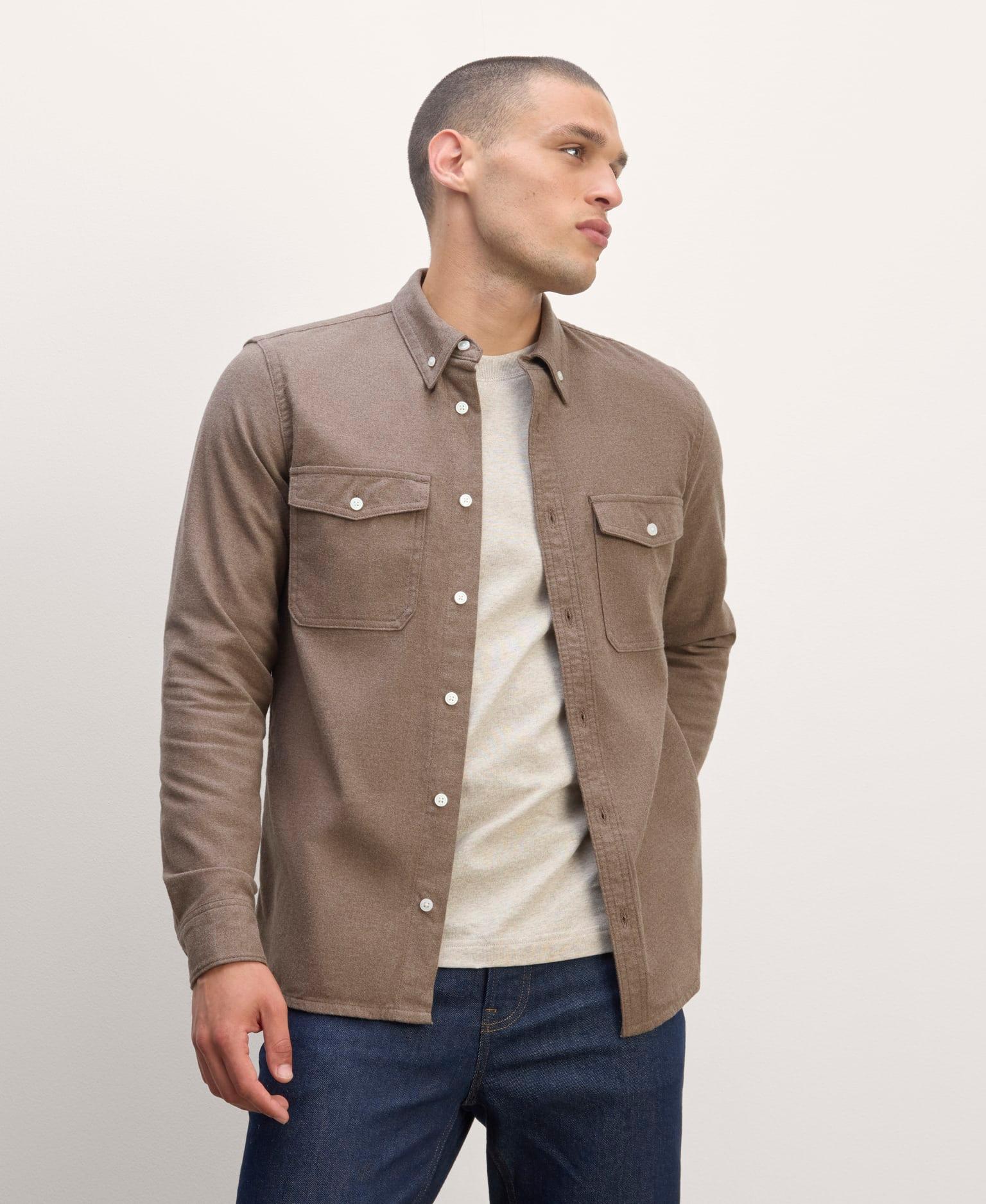 Mens Brushed Flannel Shirt by Everlane Product Image