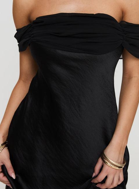 Adoration Mini Dress Black Product Image