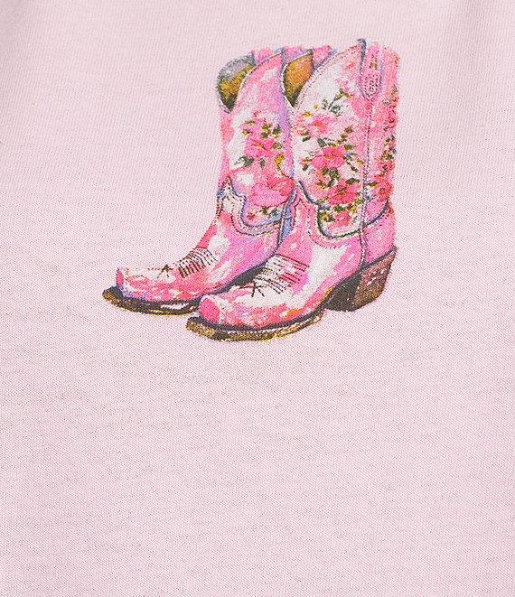 Philcos Cowboy Boot Graphic Short Sleeve T-Shirt Product Image