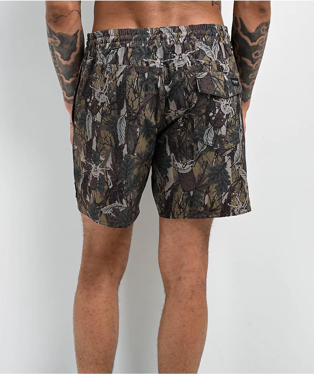 Volcom Sanctorium Camo Board Shorts Product Image