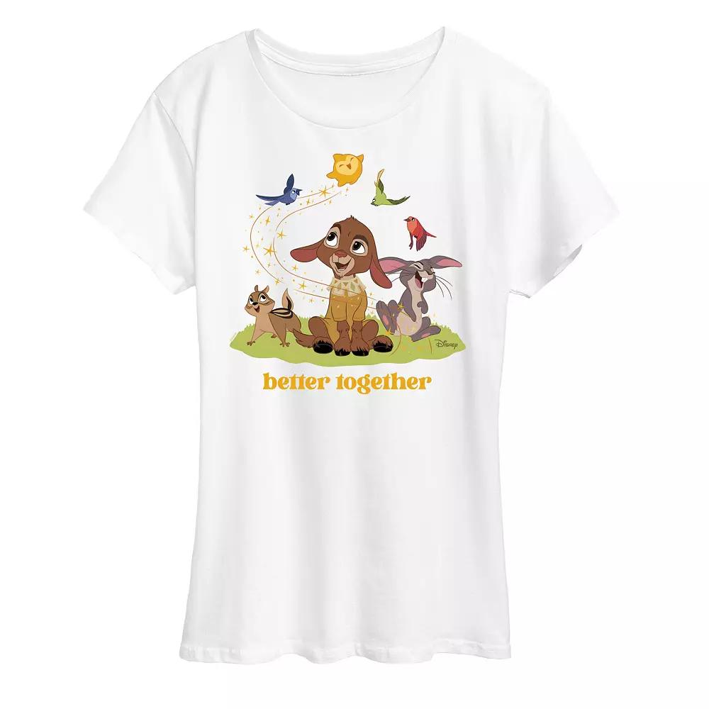 Disney's Wish Valentino and Star Women's Better Together Graphic Tee, Girl's,  Product Image