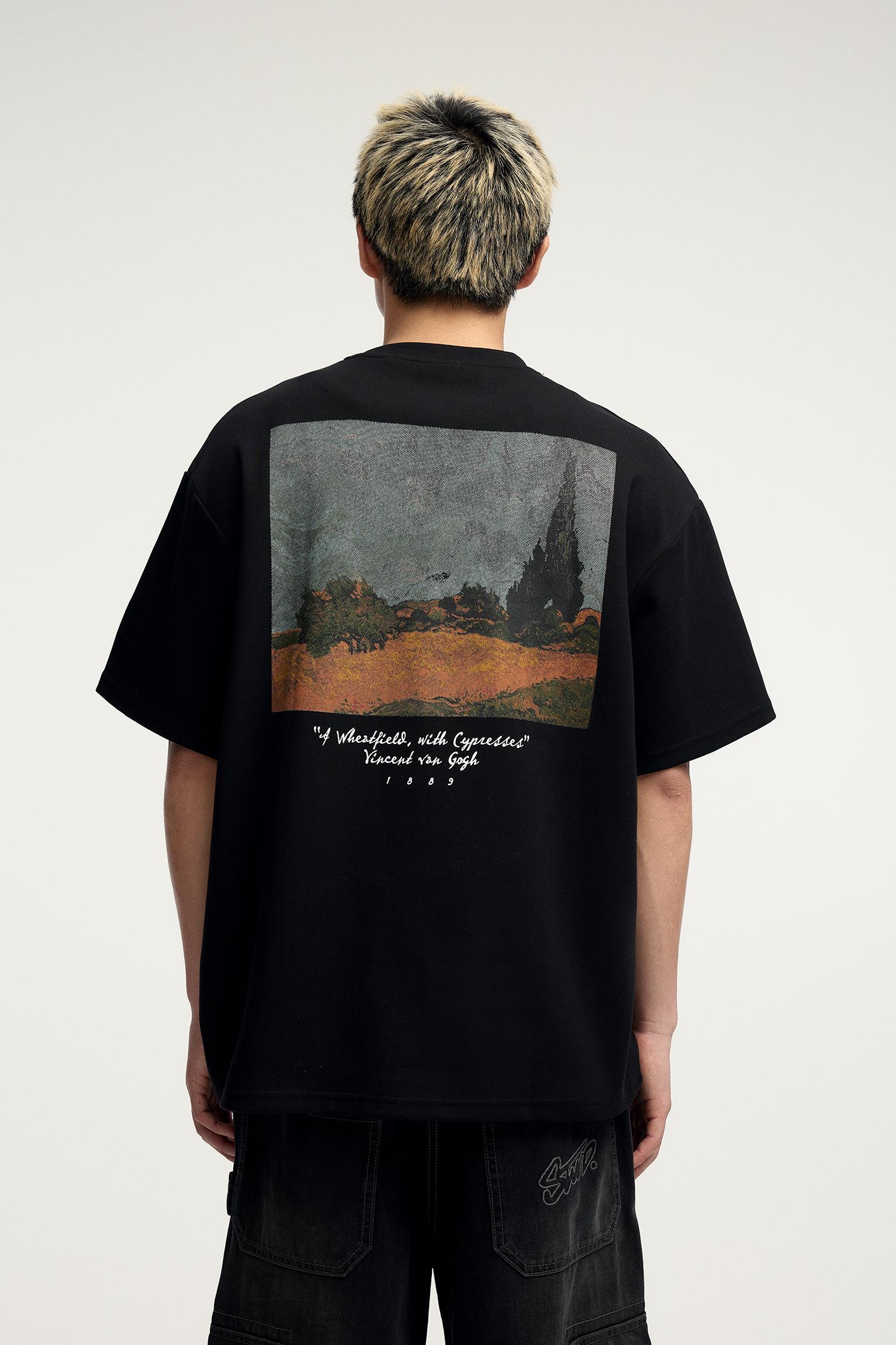 Short sleeve Van Gogh sweatshirt Product Image