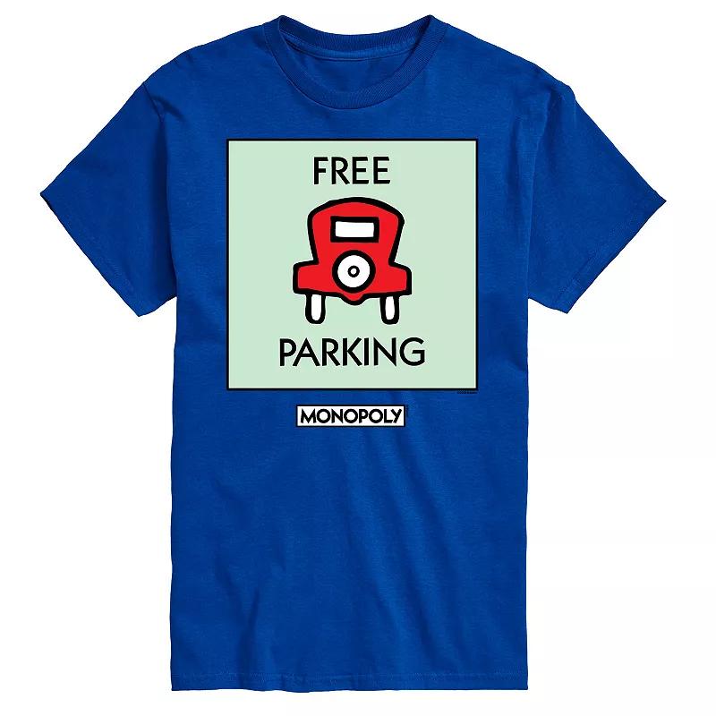 Big & Tall Monopoly Free Parking Graphic Tee, Mens Product Image