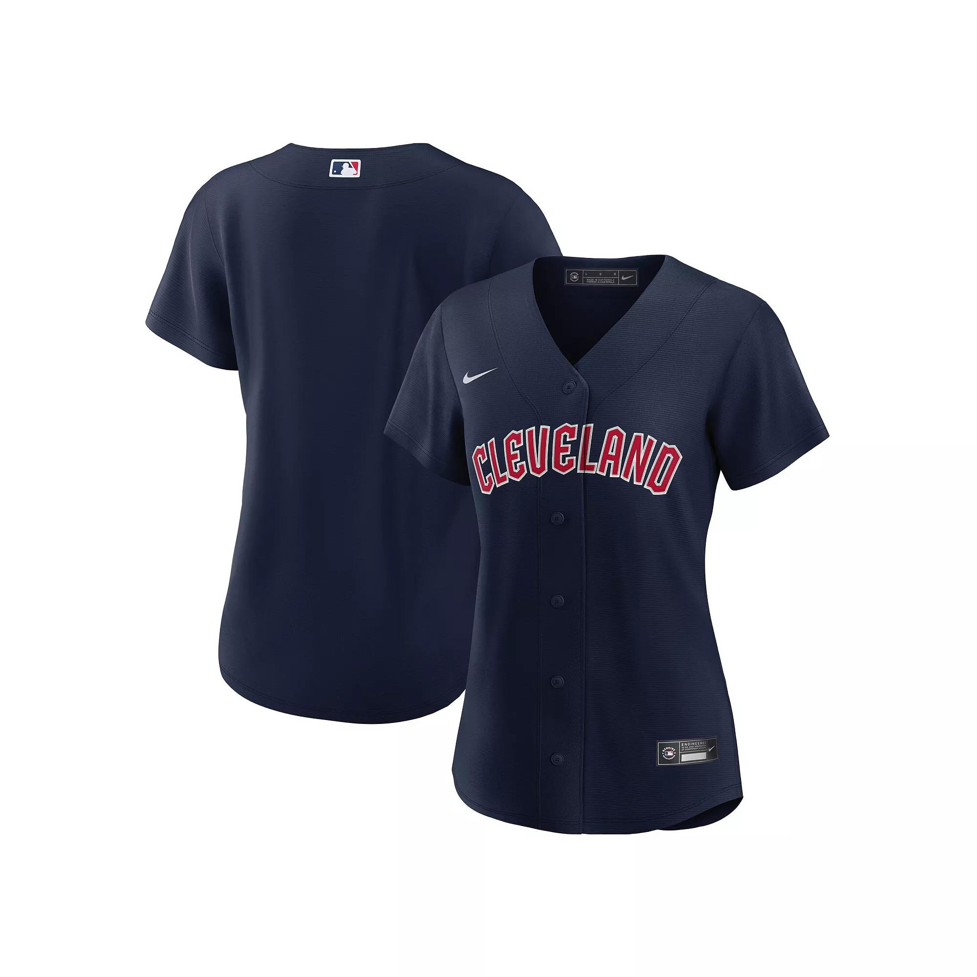 Women's Nike Navy Cleveland Guardians Alternate Official Replica Jersey,  Product Image