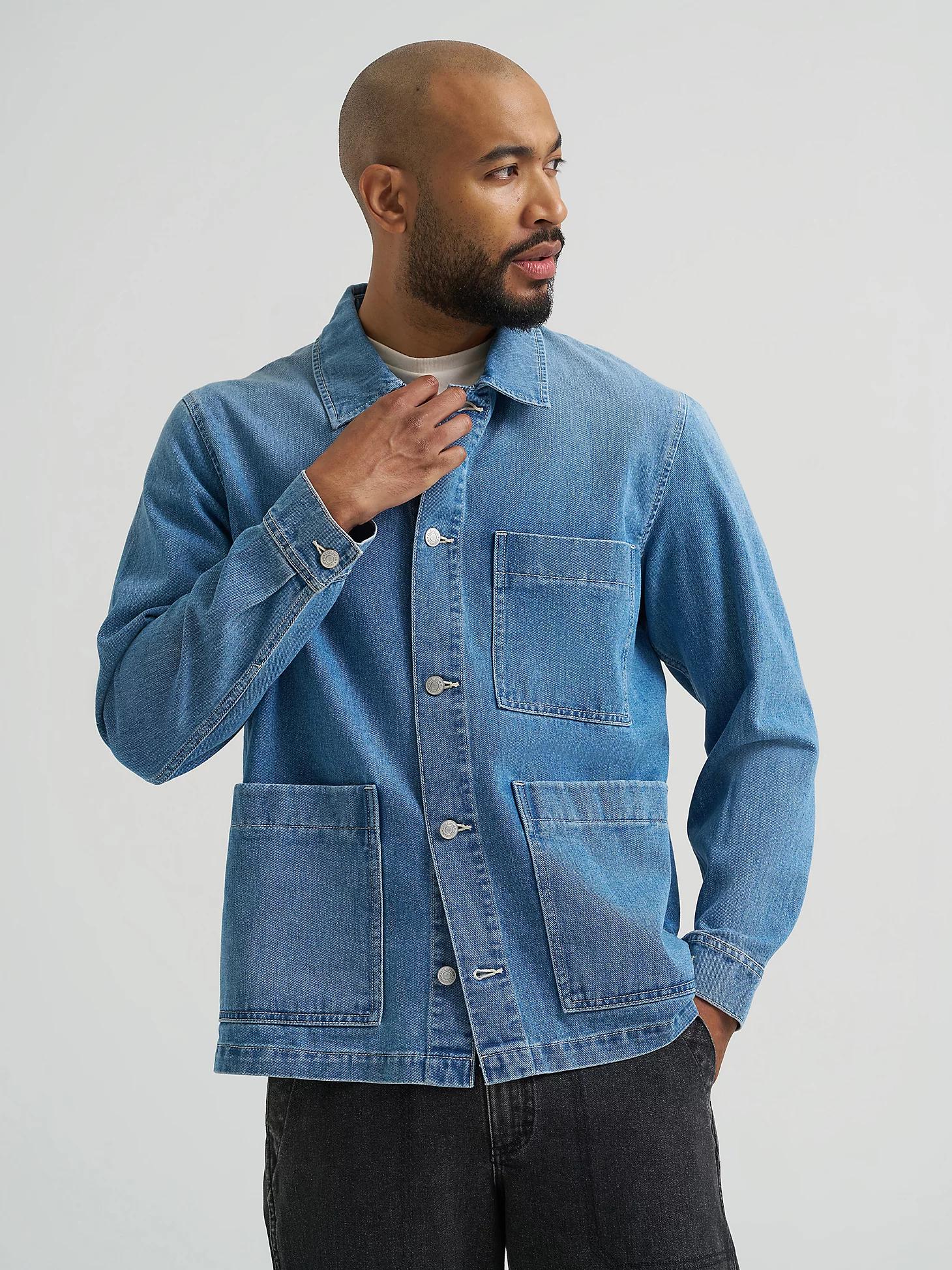 Men's Utility Chore Jacket in Mid Product Image