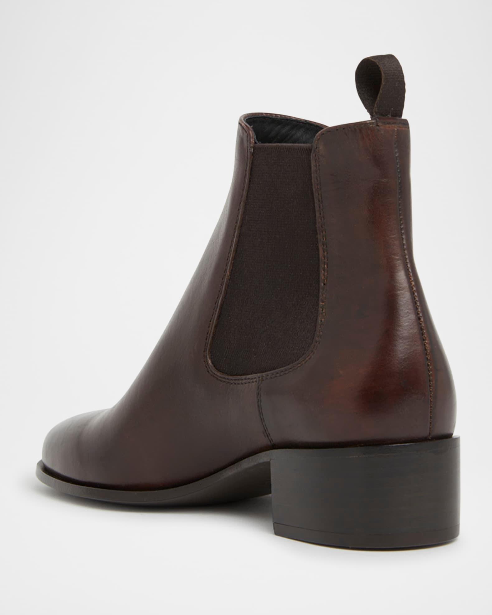 Otillie Leather Chelsea Booties Product Image