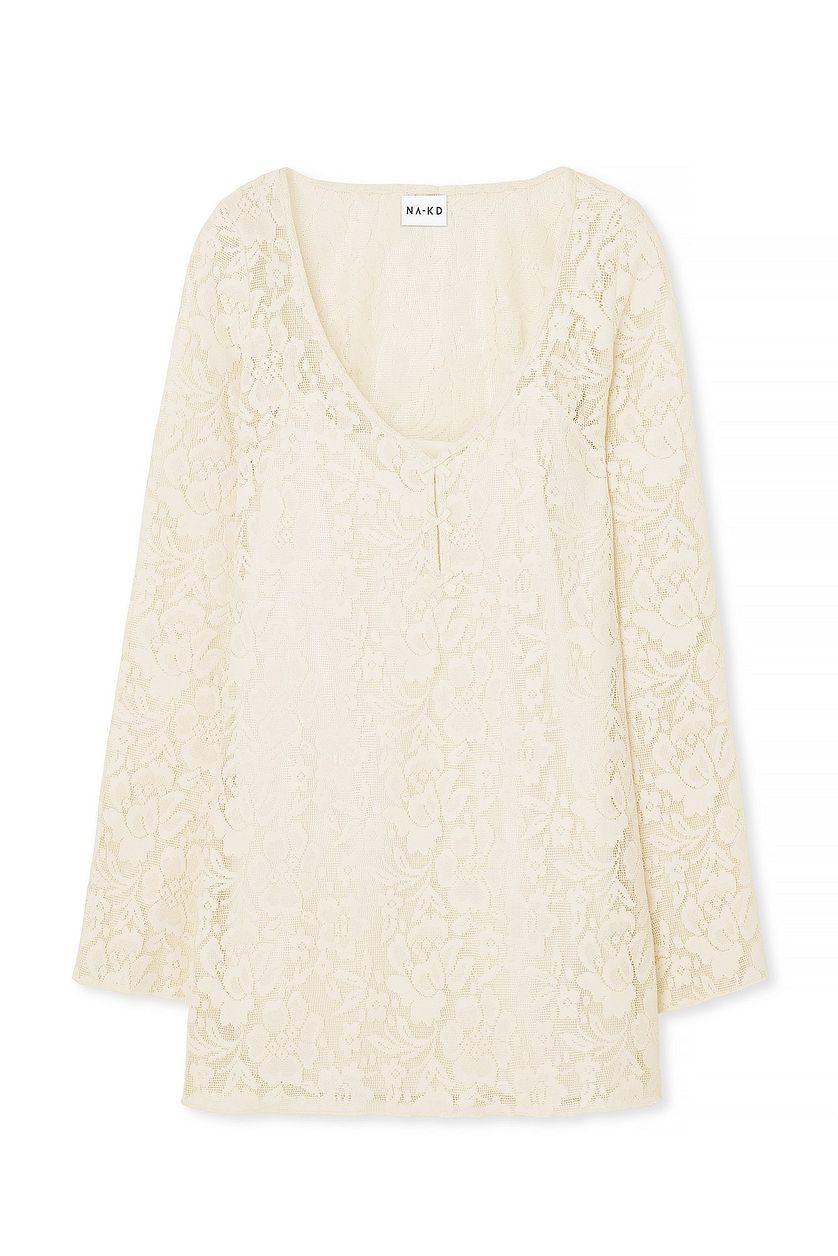 Lace Mini Dress Product Image