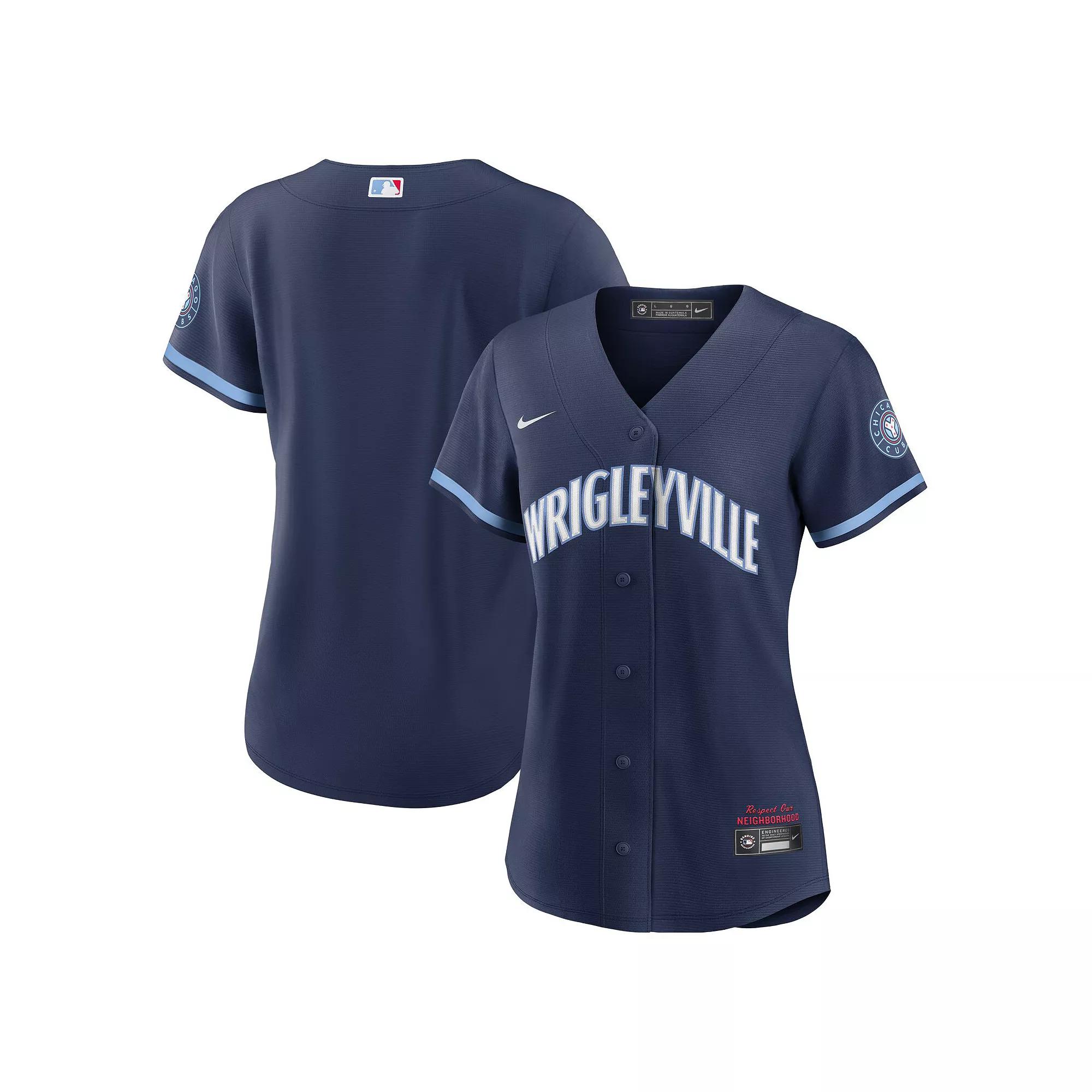 Women's Nike Navy Cleveland Guardians Alternate Official Replica Jersey,  Product Image
