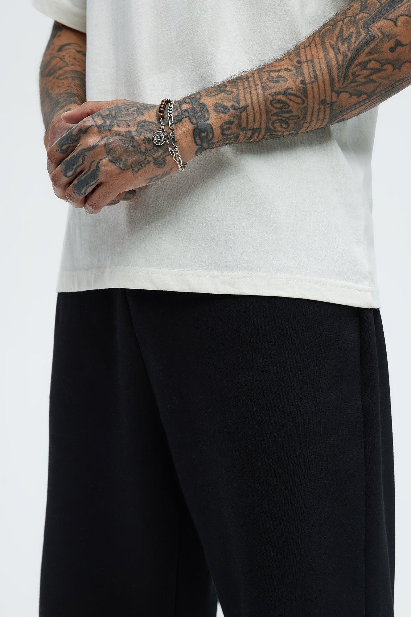 Bordeaux Link Bracelet Set - Silver Product Image