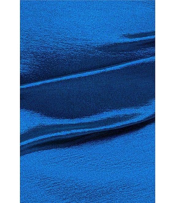 Xscape Plus Size Off-The-Shoulder Sweetheart Neck Taffeta Mermaid Gown Product Image