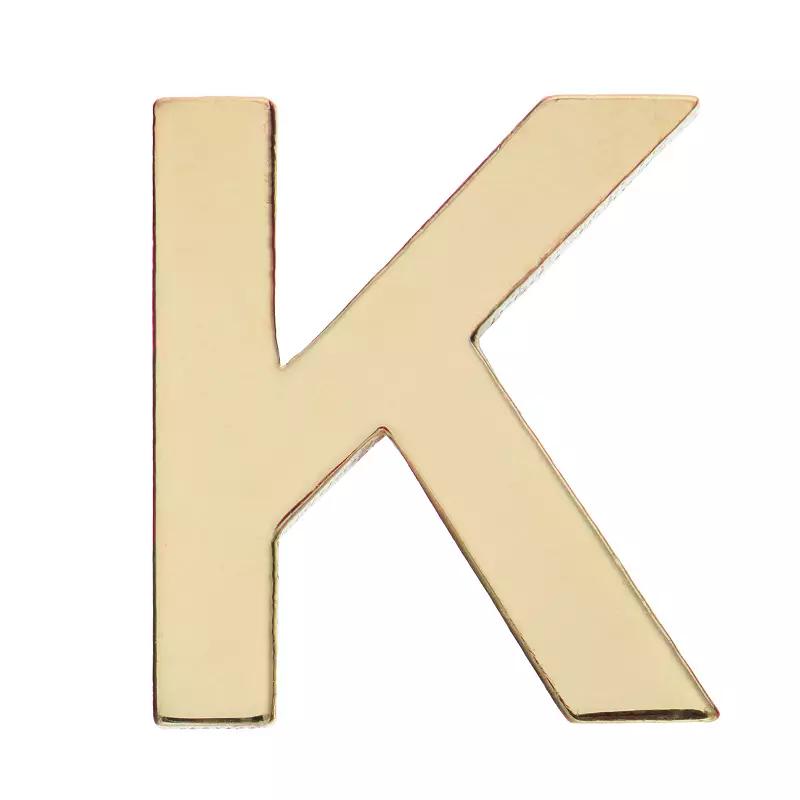 Au Naturale 14k Gold Initial Single Stud Earring, Women's, C Product Image