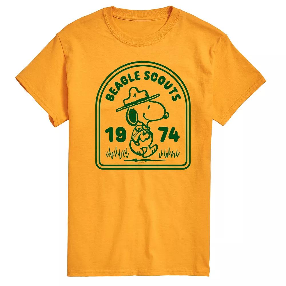 Men's Peanuts Beagle Scouts Badge Graphic Tee,  Product Image