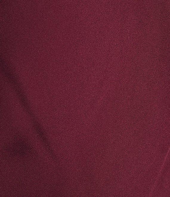 Morgan & Co. Satin Halter Neck Long Dress Product Image