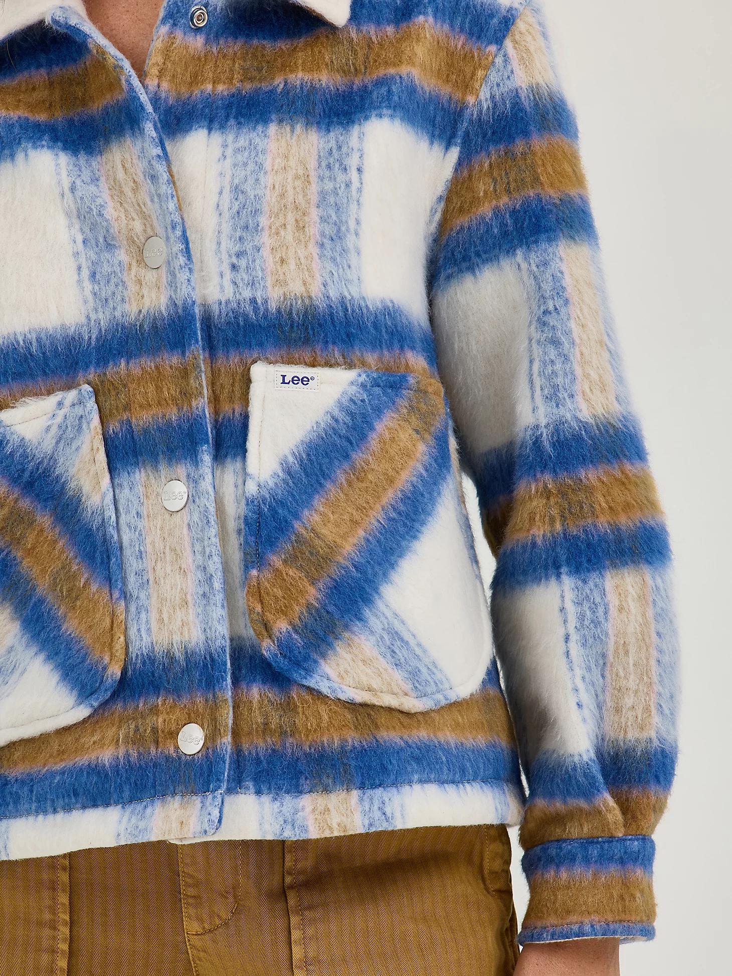 Women's Cropped Wool Chore Jacket | Women's Jackets & Outerwear | Lee® Product Image