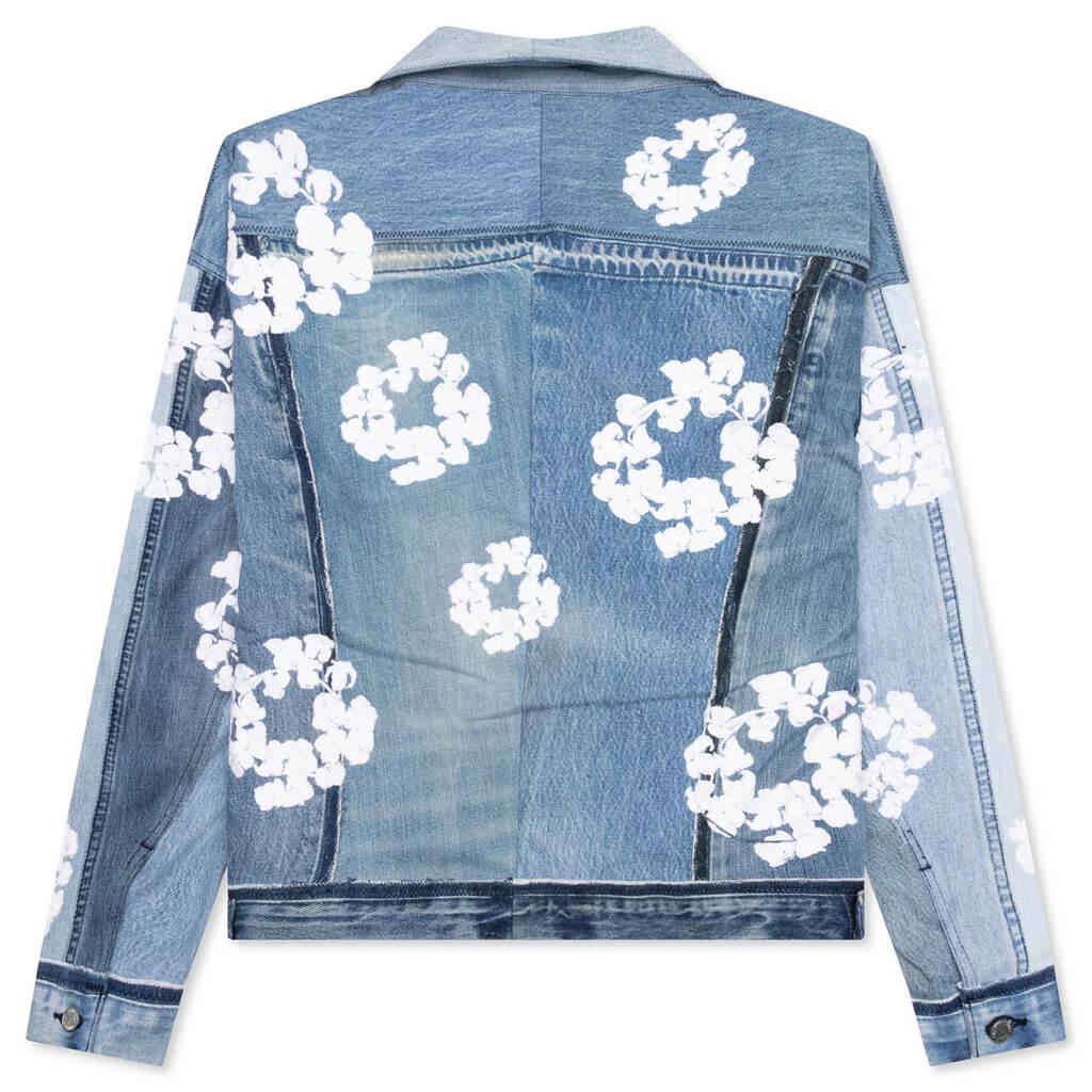 Readymade x Denim Tears CTN Wreath Track Jacket - Blue Male Product Image