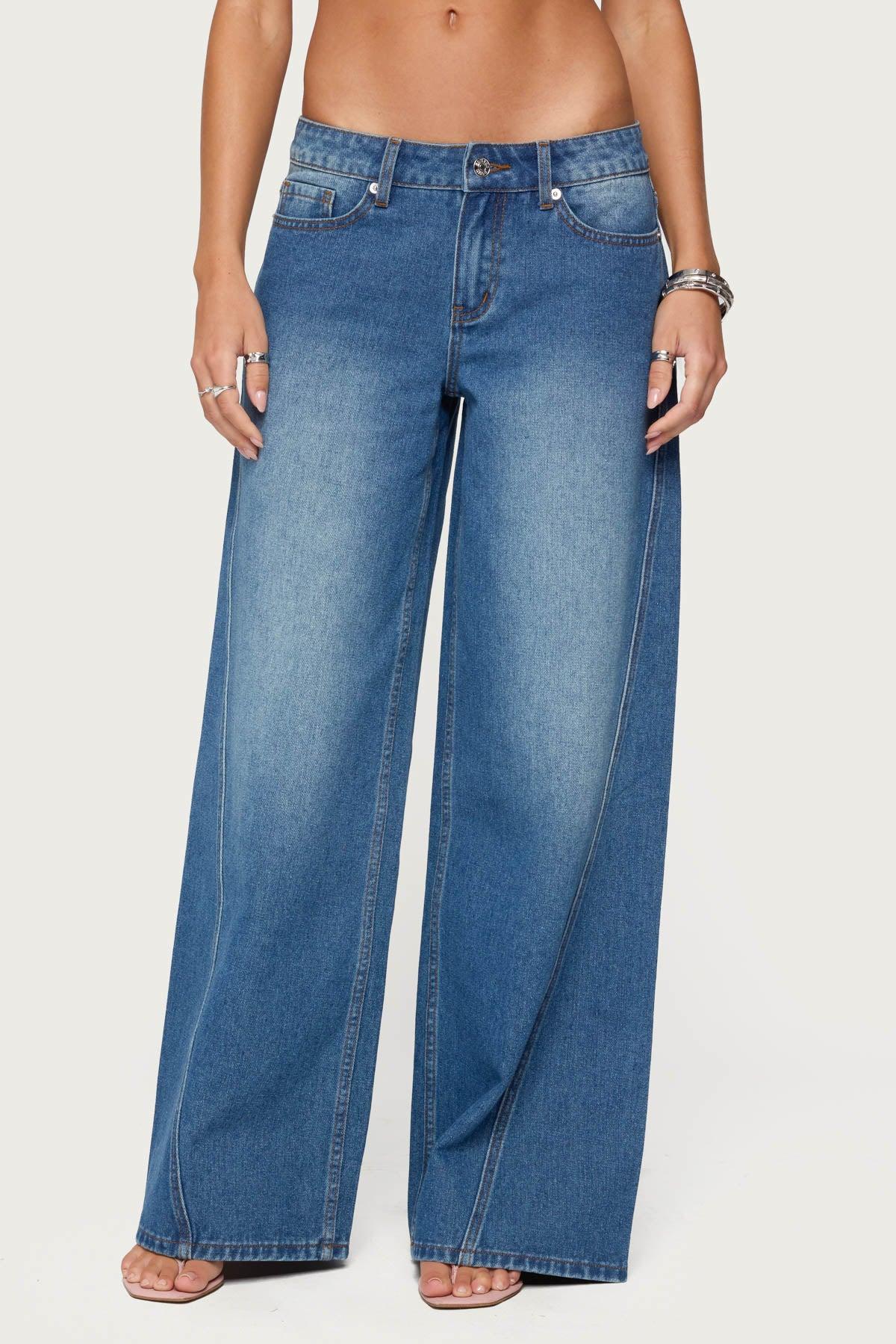 Linden Low Rise Baggy Jeans Product Image