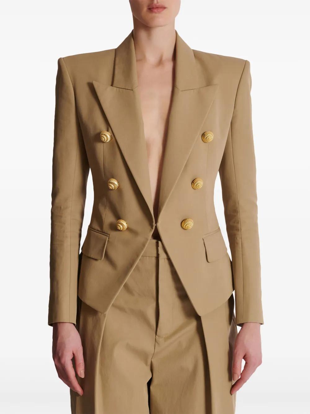 buttoned double-breasted blazer Product Image