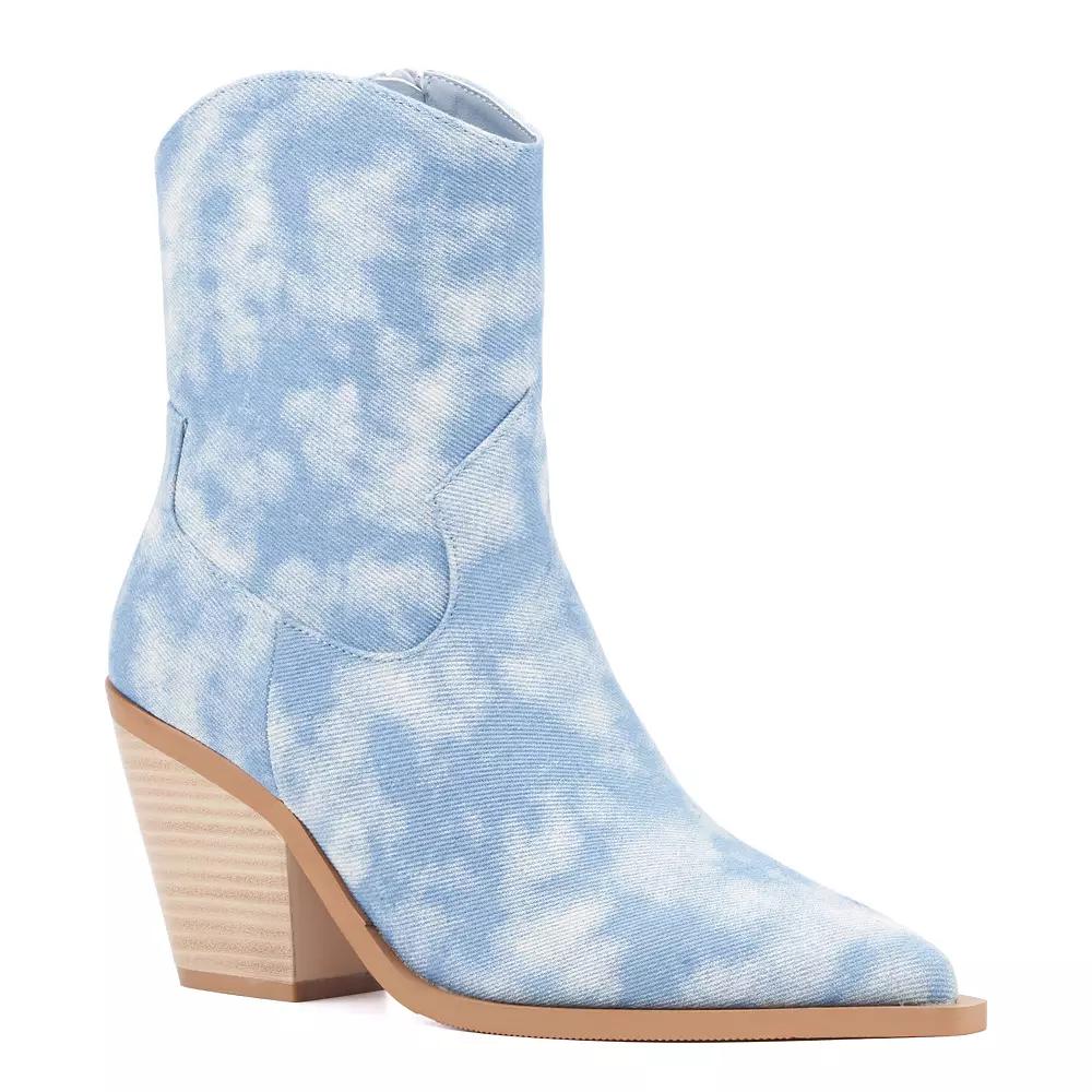 Olivia Miller Women's Blur Western Boots, Size: 7, Blue Product Image