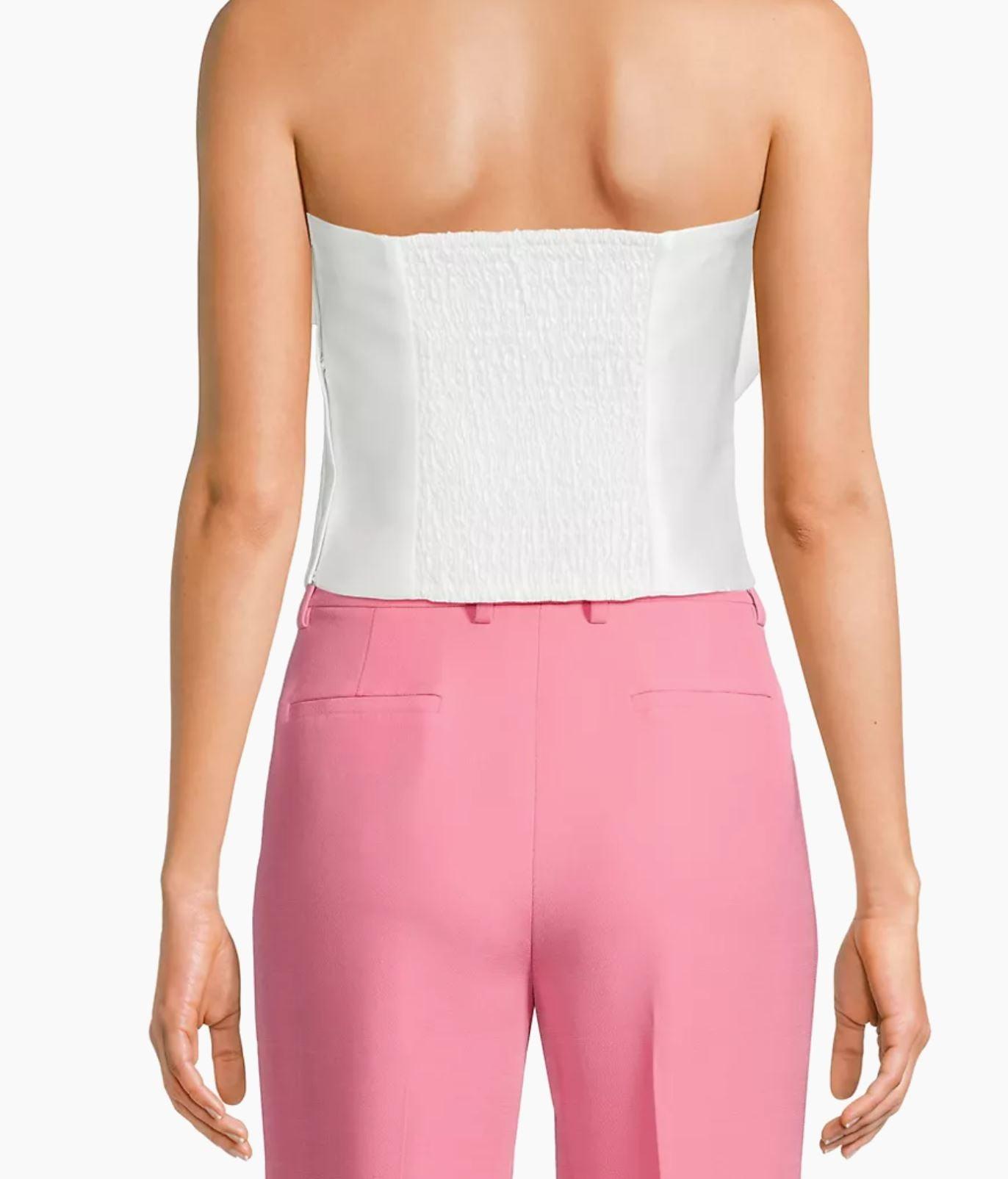 Hutch Bow Flower Strapless Top Product Image