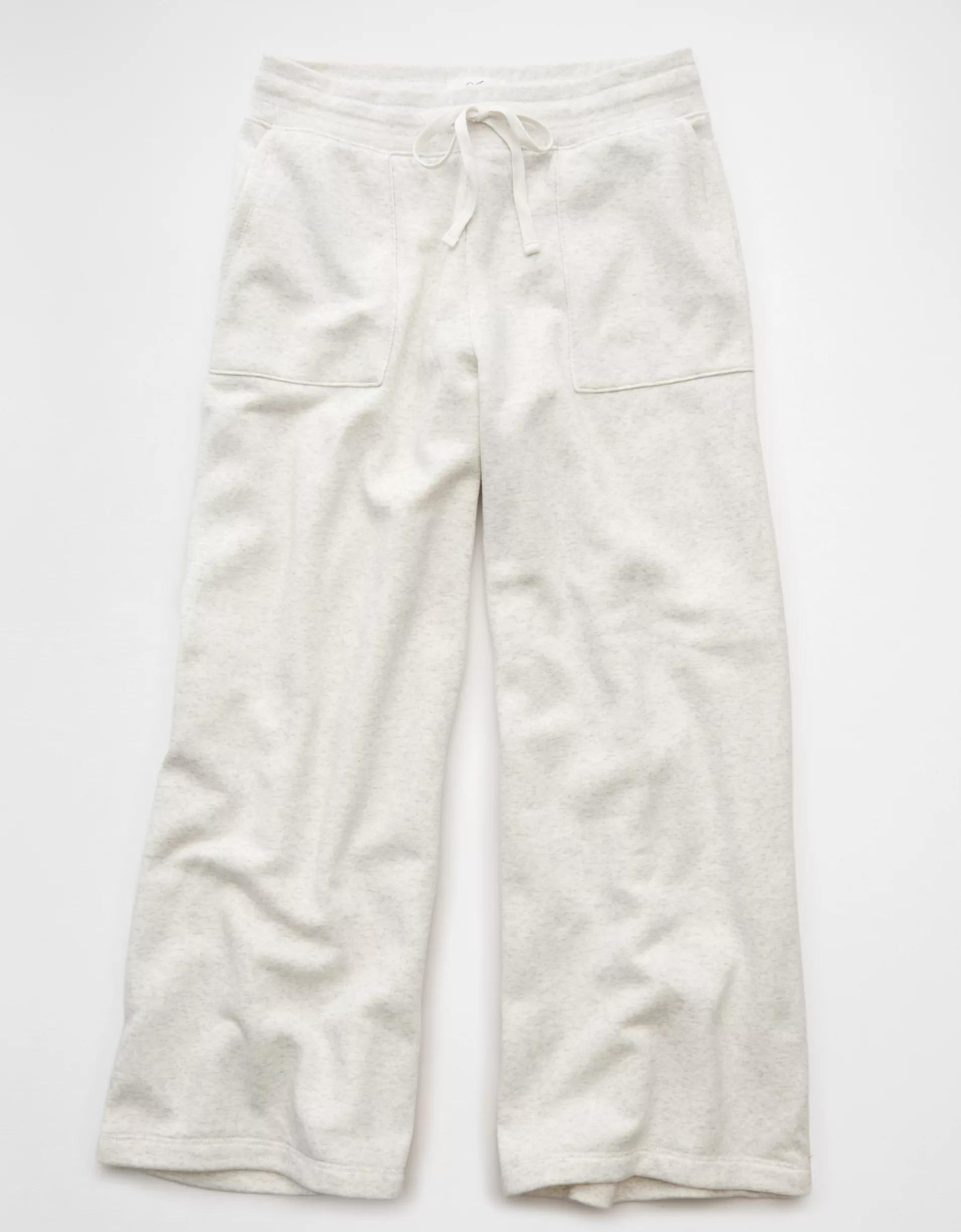 AE Everyday Luxe Wide-Leg Sweatpant Product Image