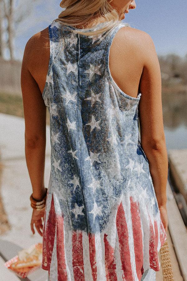 Red, White, And Blessed Shift Tank Product Image