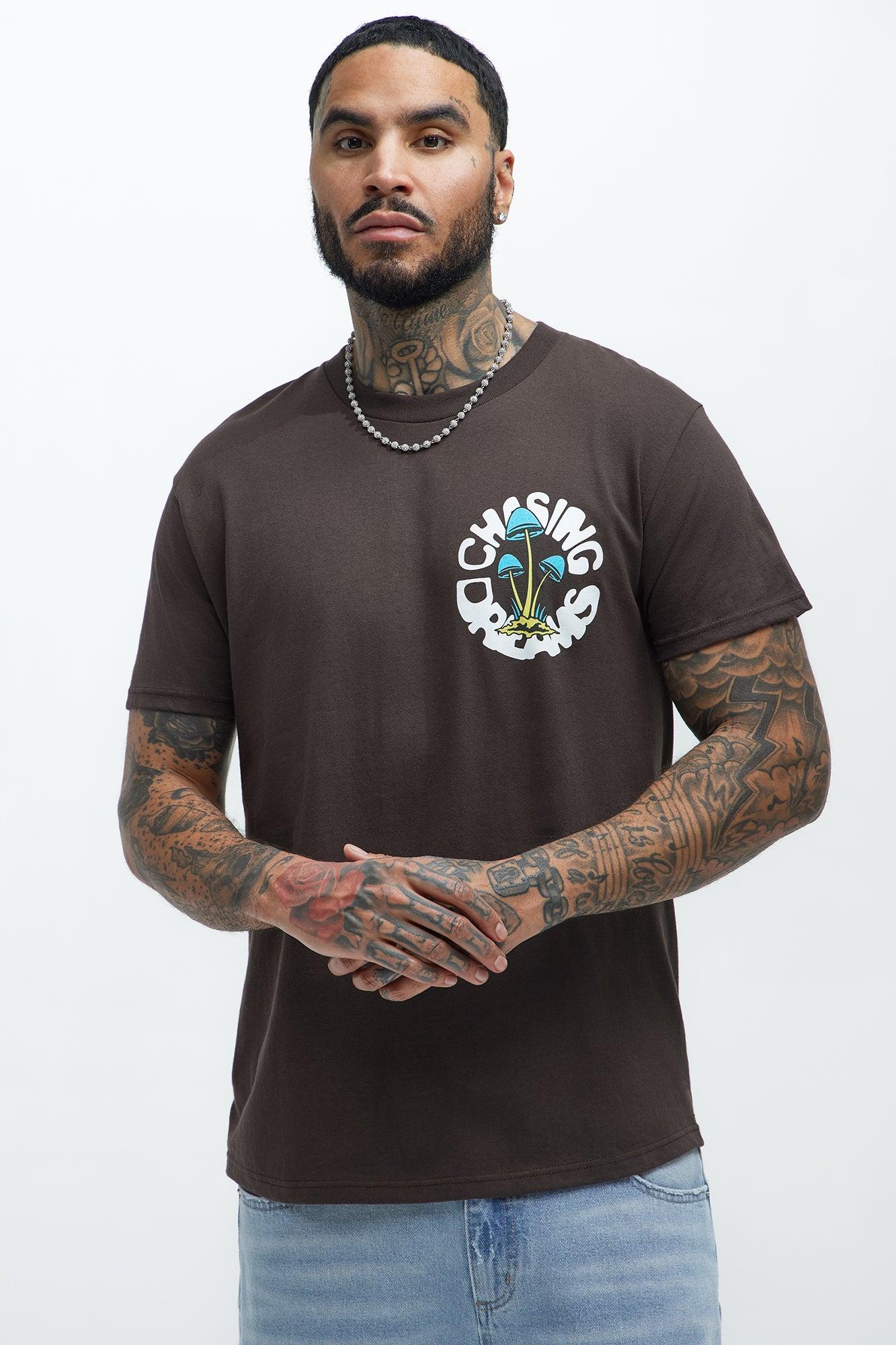Making Dreams Come True Short Sleeve Tee - Brown Product Image