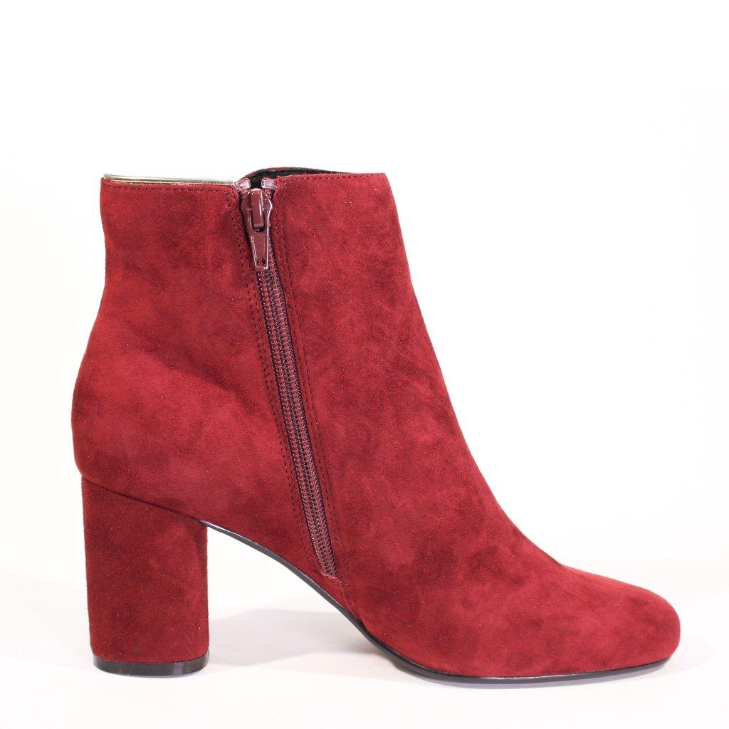 Tatiana Scallop Suede Booties Product Image