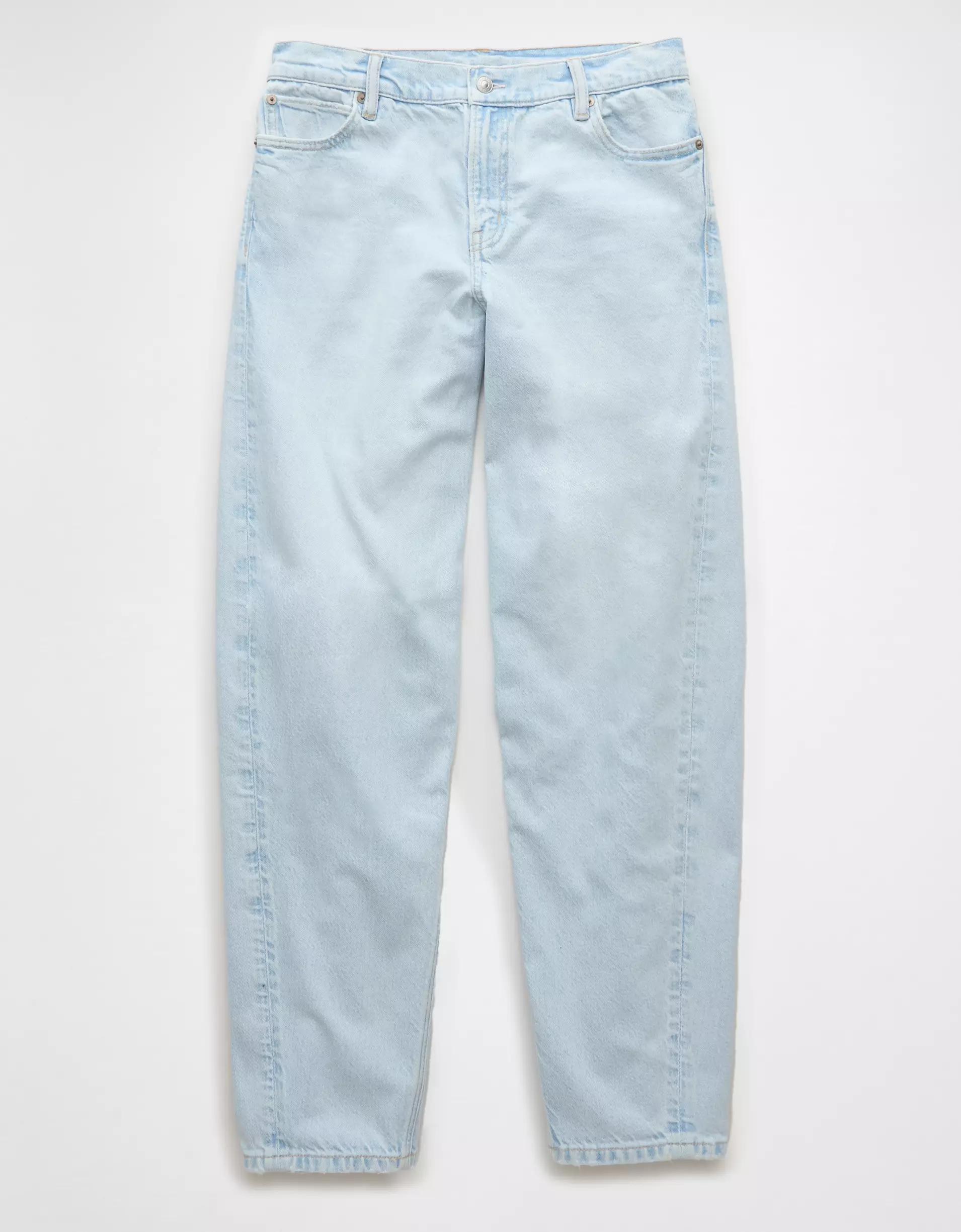 AE Strigid Low-Rise Baggy Barrel Jean Product Image