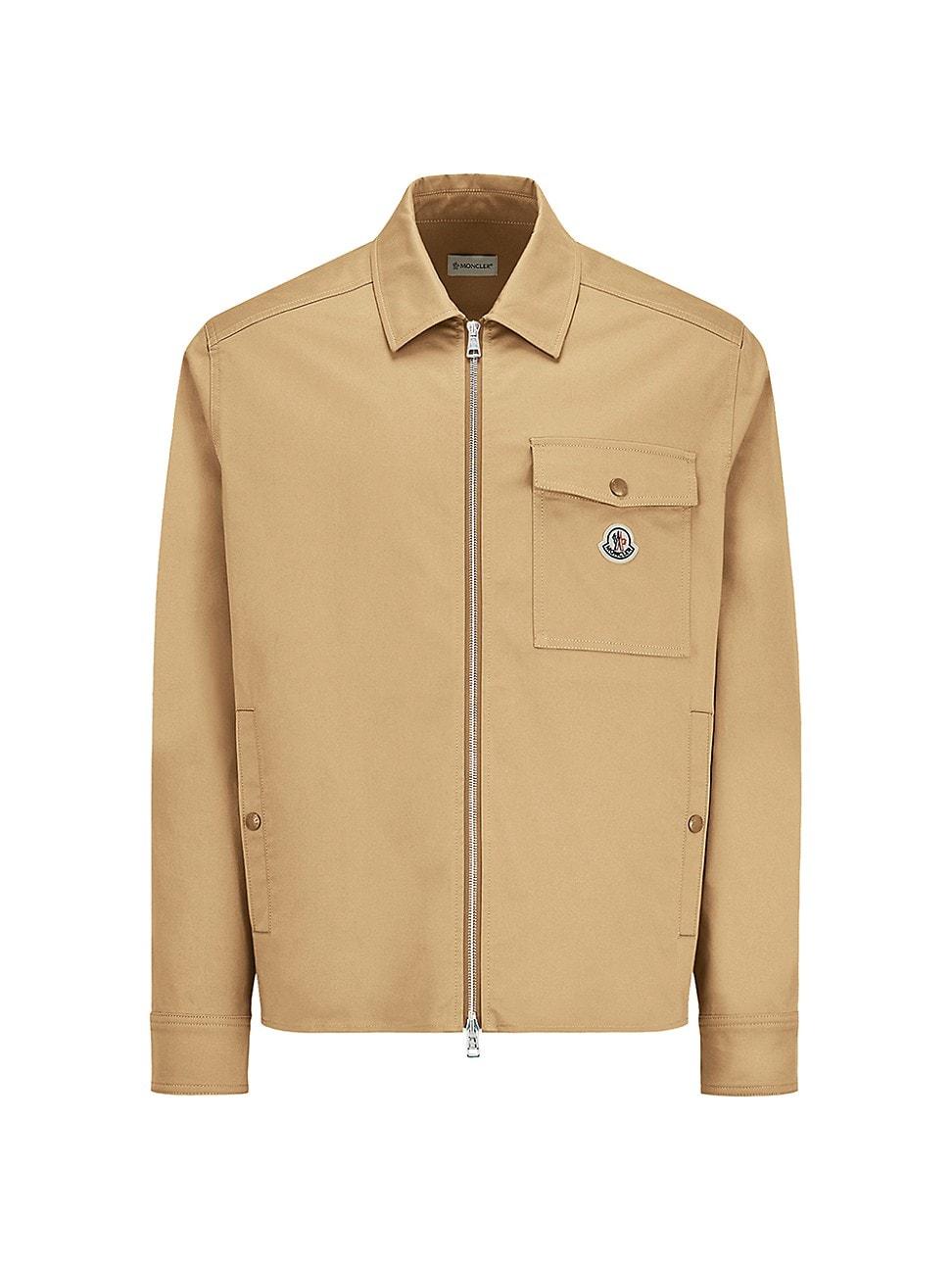 Mens Full-Zip Twill Overshirt Product Image