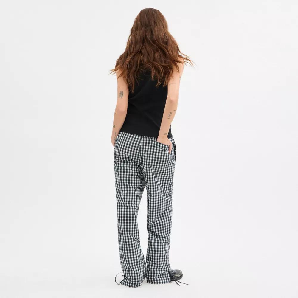 Coachtopia Loop Gingham Pants Product Image