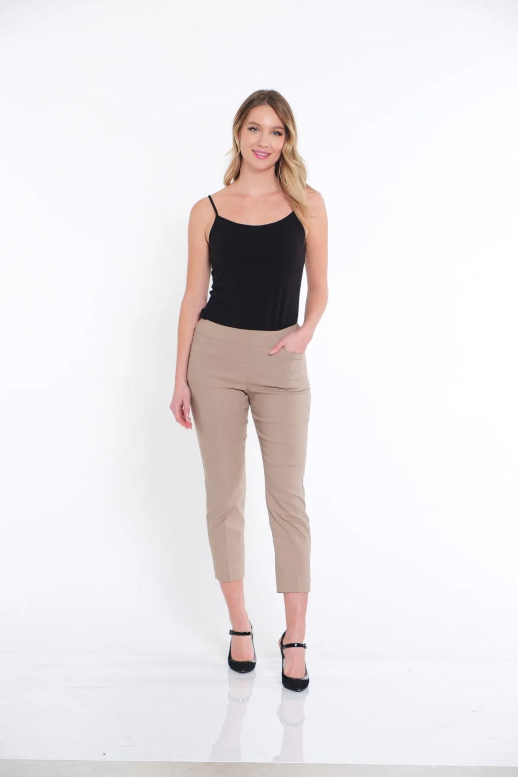 Pull-On Crop Pant With Real Front & Back Pockets Product Image