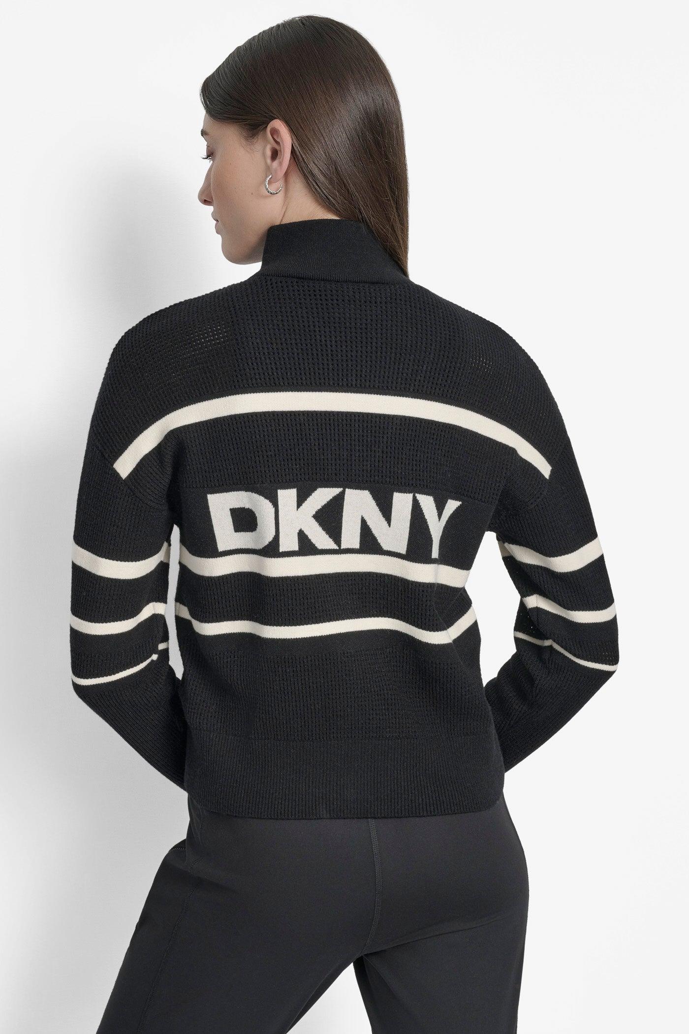 LOGO STRIPE OPEN-STITCH CARDIGAN JACKET Product Image