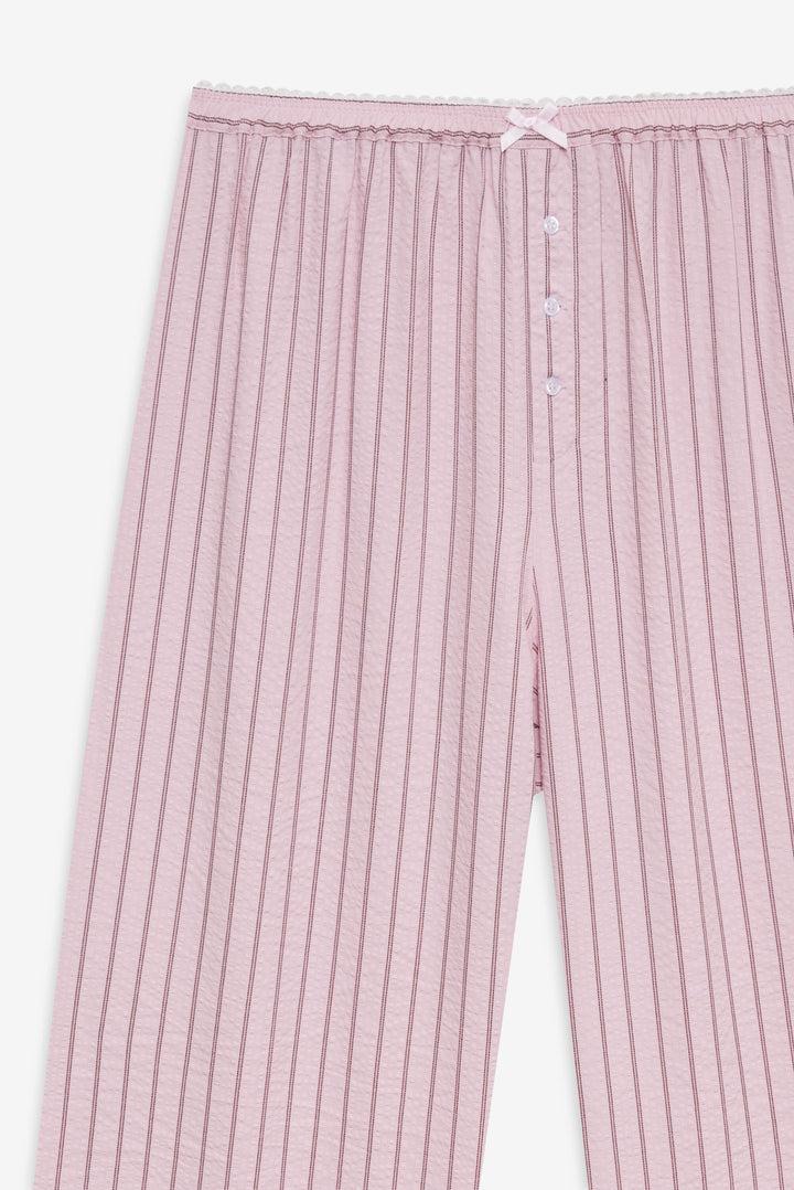 Mindy Button-Down Shirt — Pink Product Image
