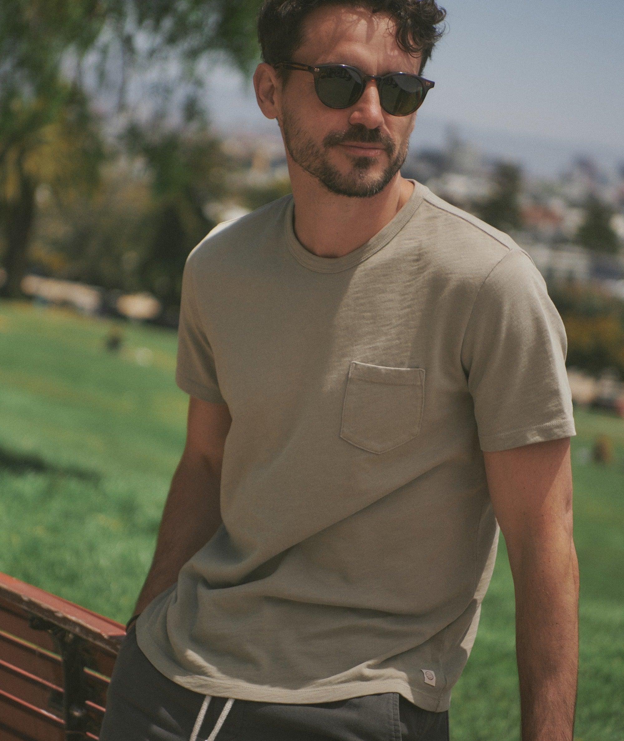 Vintage Heavy Slub Pocket Tee Product Image