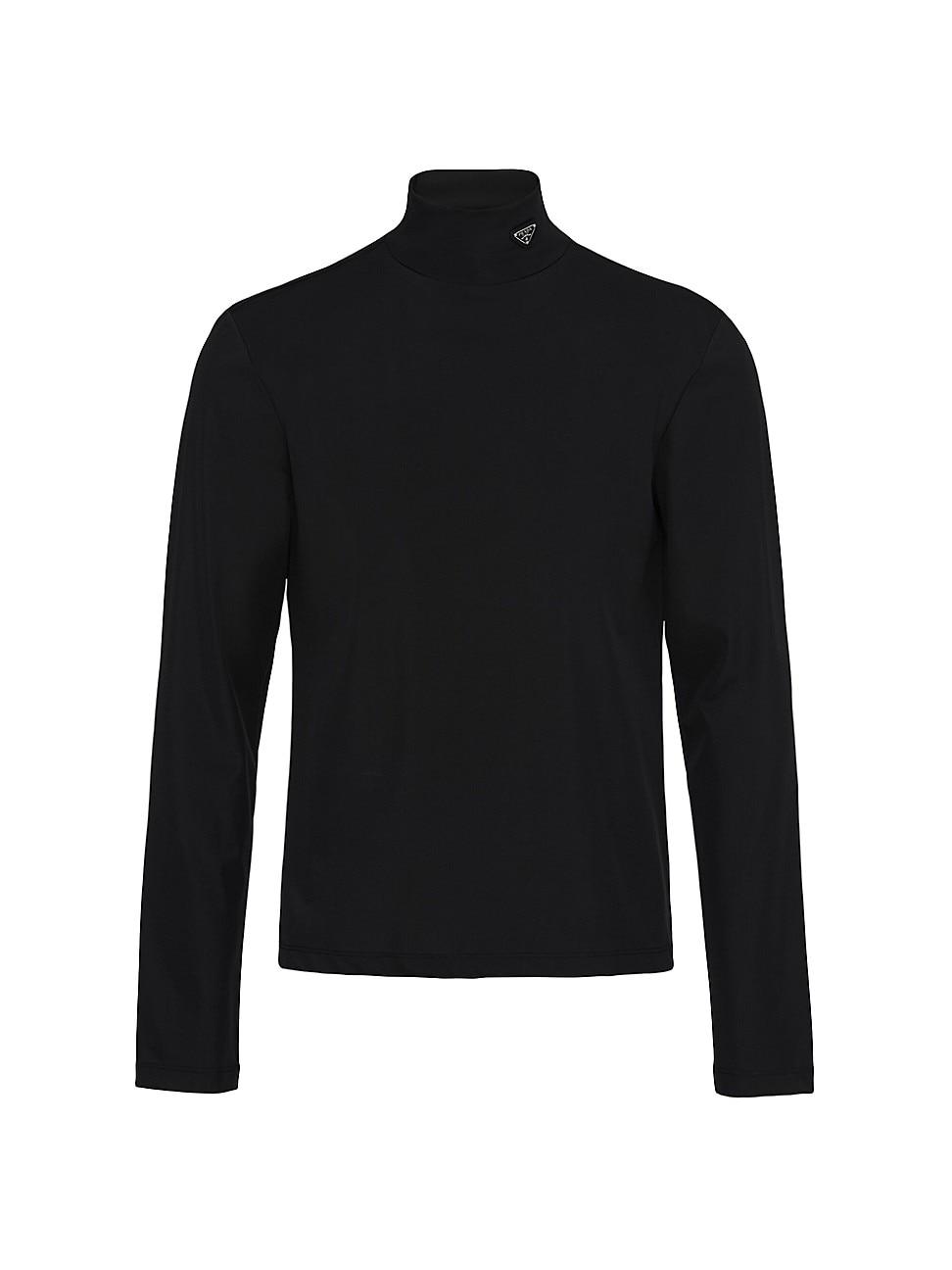 Mens Tech Jersey Mock-Neck Sweater Product Image