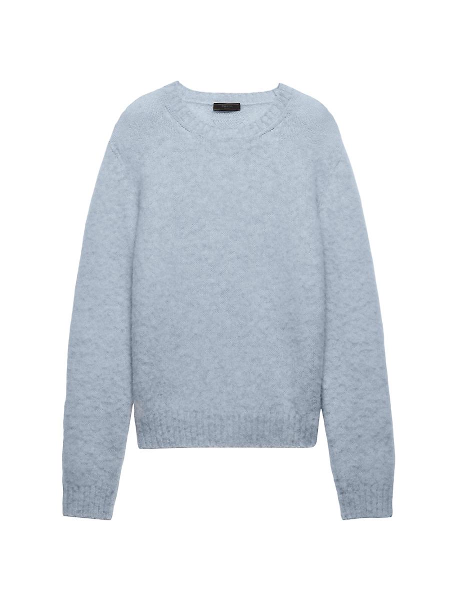 Mens Shetland Wool Crewneck Sweater Product Image