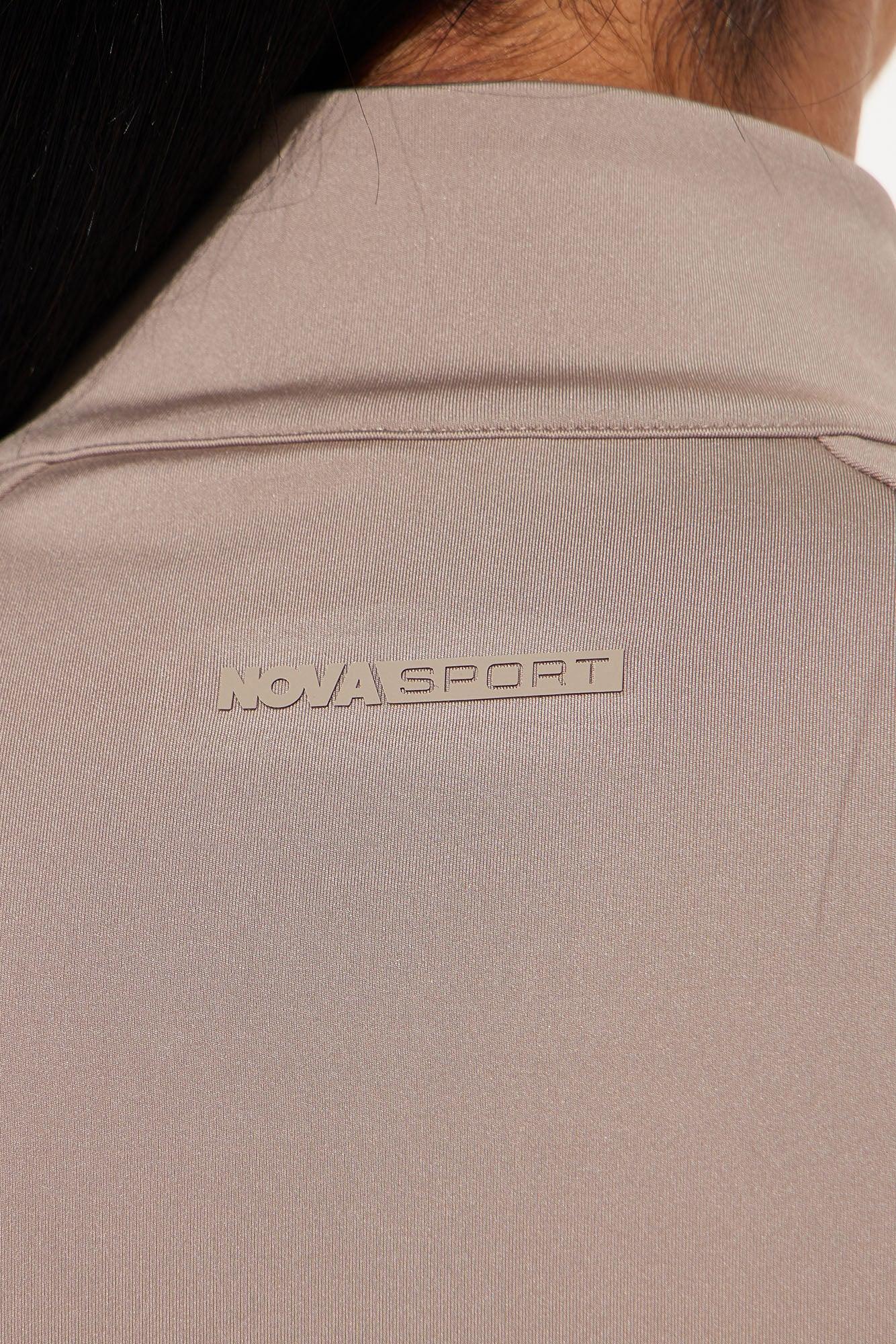 Max It Out Elevate Active Jacket - Taupe Product Image