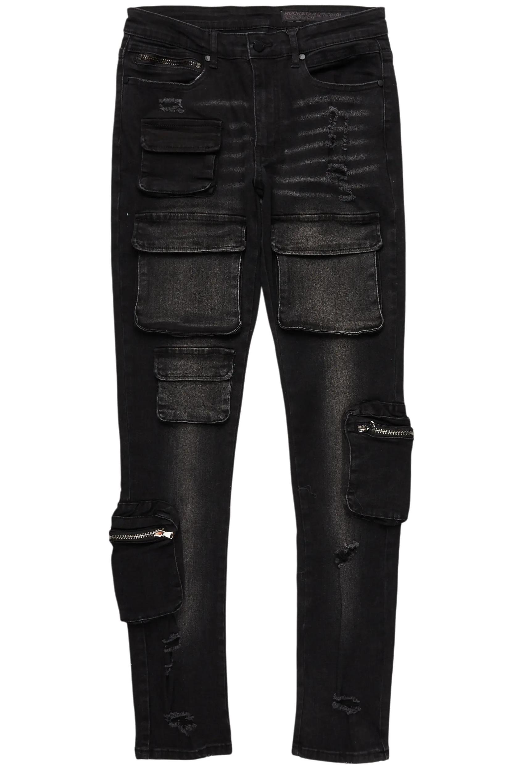 Korol Black Skinny Fit Jean Male Product Image