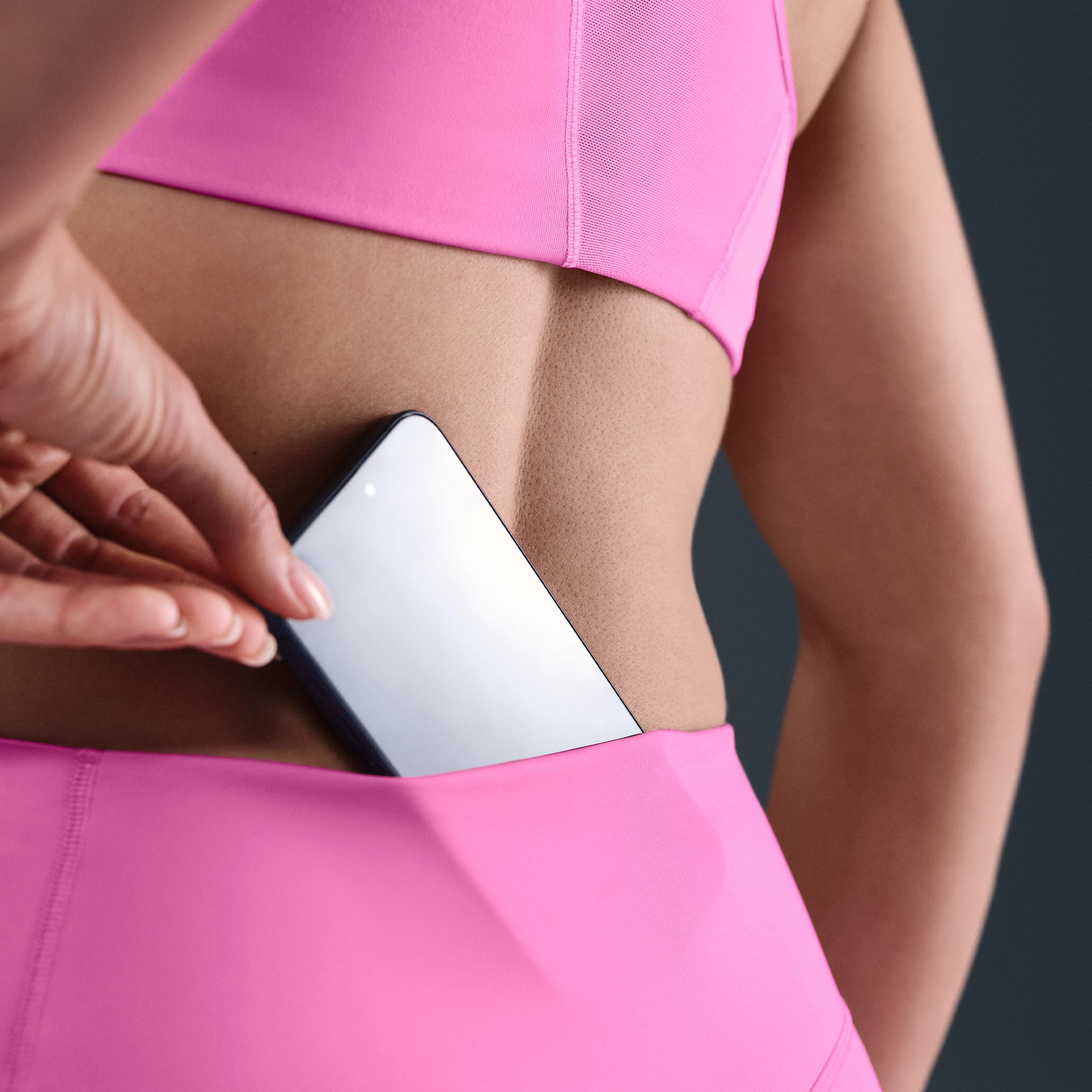 Nike Womens Universa High-Waisted 7/8 Leggings with No Front Seam | HQ6813-676 Product Image