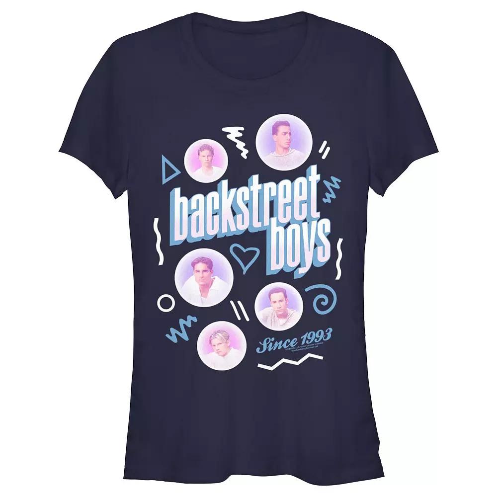 Juniors' Backstreet Boys Since 1993 Face Badges Graphic Tee, Women's,  Product Image