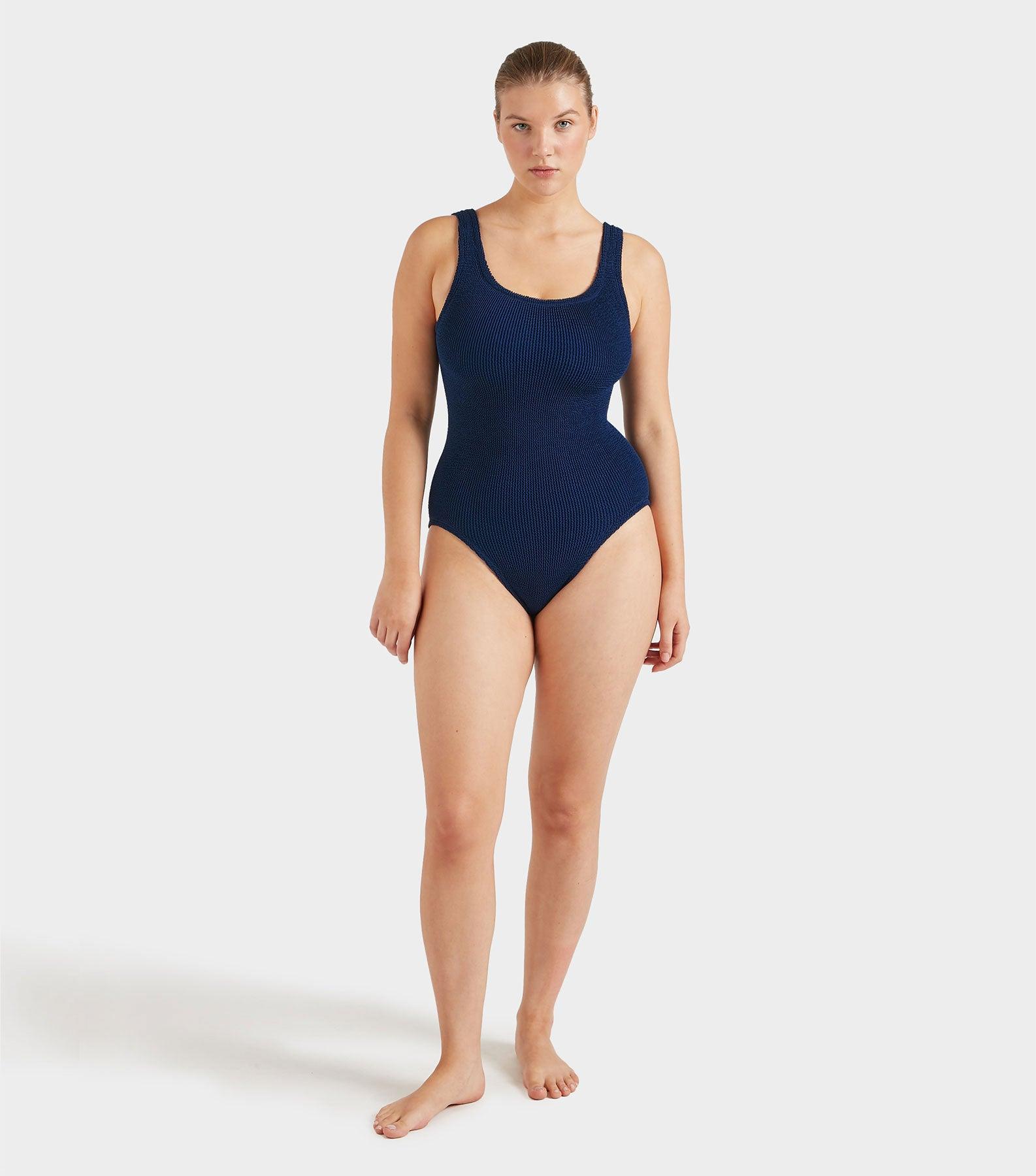 Coverage Square Neck Swim - Navy Product Image